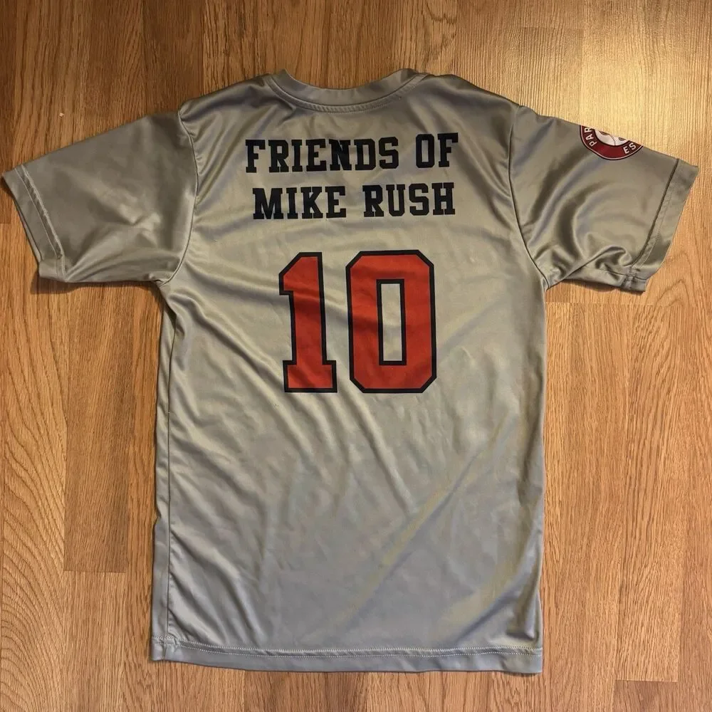 Lowell Spinners #10 Youth Large Baseball Jersey Friends of Mike Rush Champro